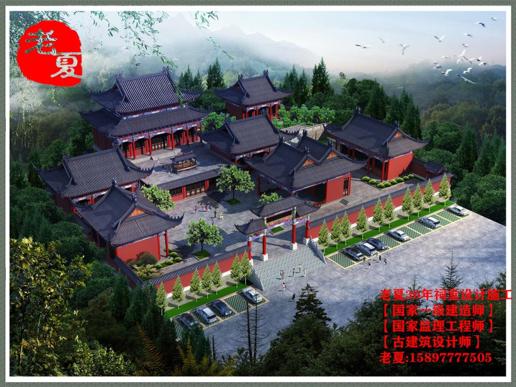 江西宗祠设计平面图方案,江西赣派祠堂设计效果图施工图结构图